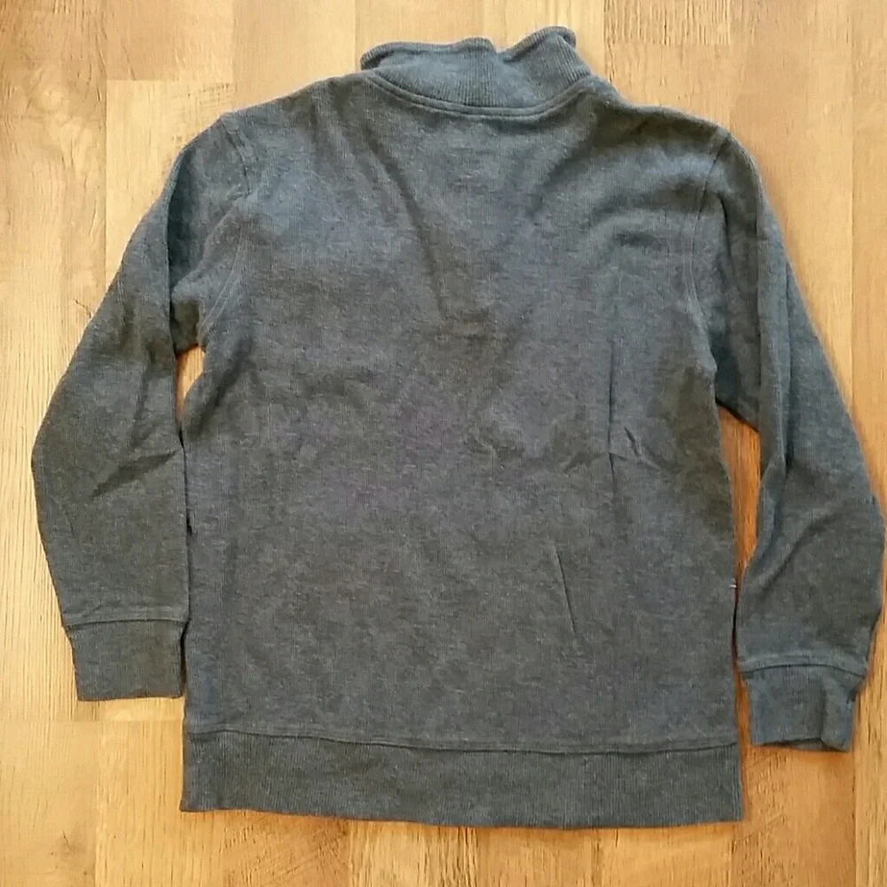 Old Navy Boys Grey Pullover Ribbed Top Size 10-12‎
